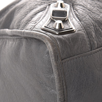 Balenciaga Agneau Silver Metallic Edge Hardware City Gris Cendre 12 of 14
