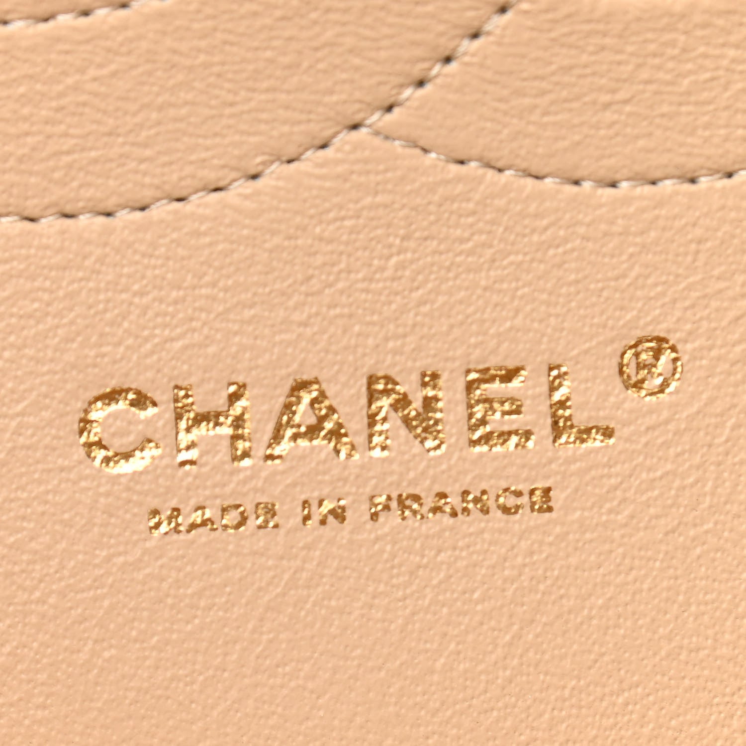 Chanel Caviar Quilted Jumbo Double Flap Light Beige 6 of 11