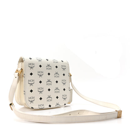 MCM Visetos Small Patricia Crossbody Bag White 3 of 9