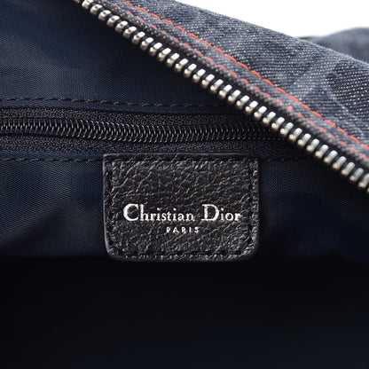 Christian Dior Monogram Flight East West Tote Blue 6 of 9