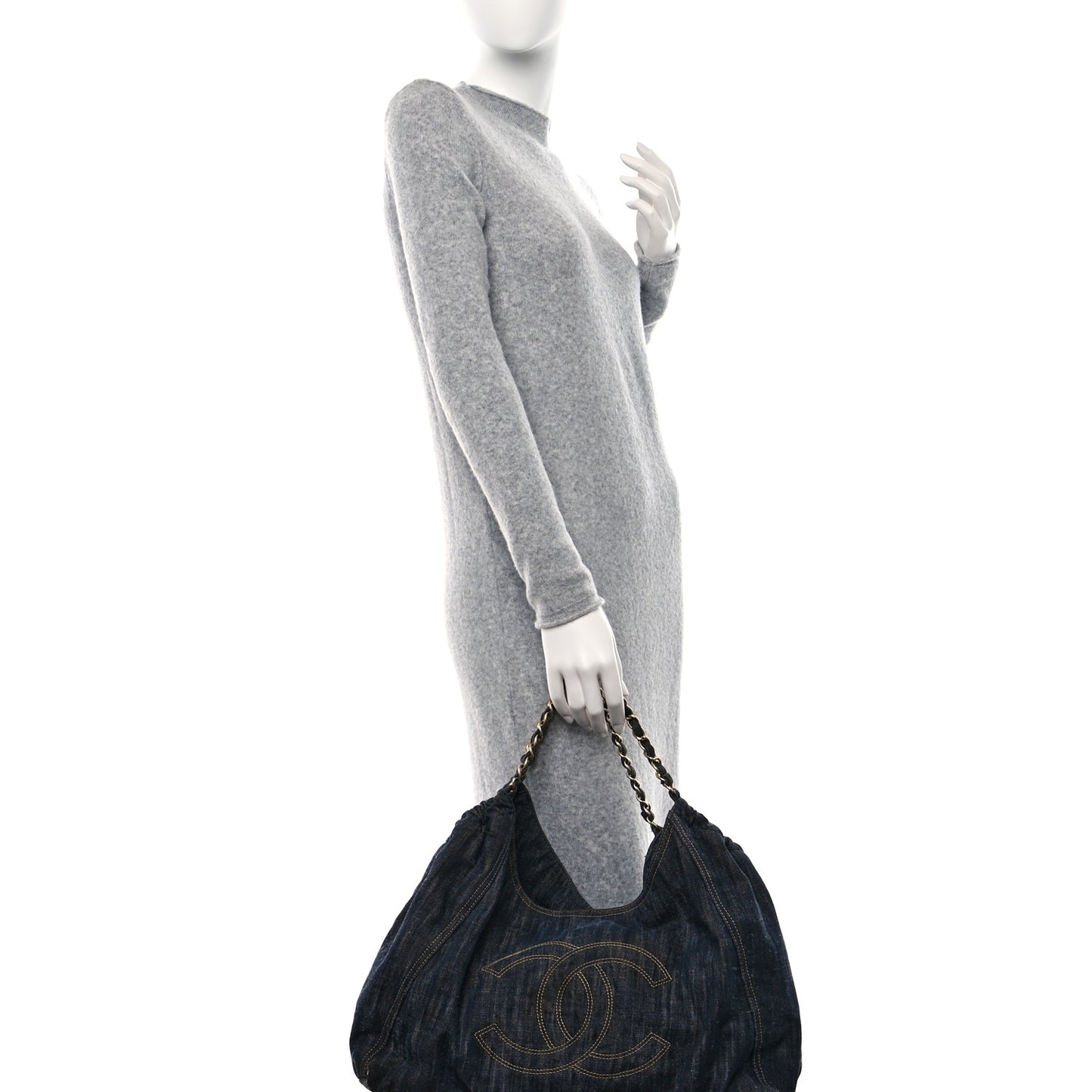 Denim XL Coco Cabas Tote Blue