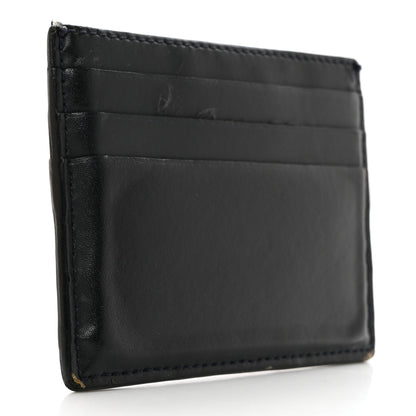 Fendi Vitello Stripe FF Card Holder Navy Multicolor 3 of 12