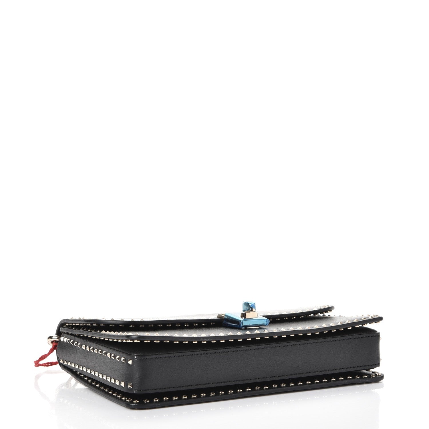 Valentino Garavani Vitello Rockstud Cabana Shoulder Bag Black 4 of 8