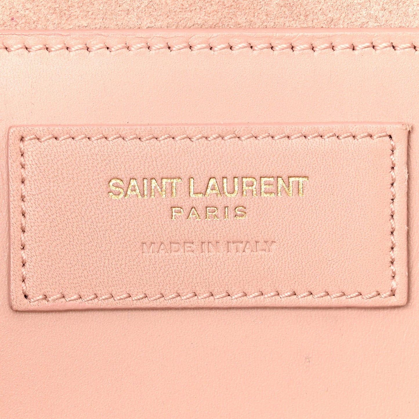 Calfskin Classic Baby Duffle Peach