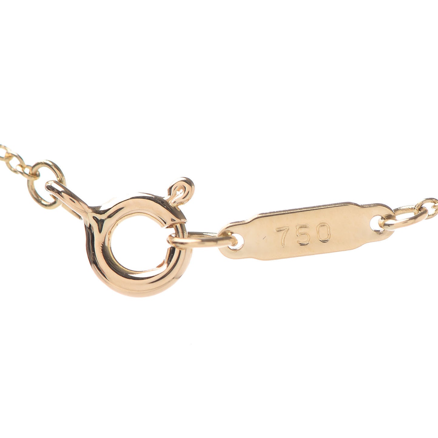 18K Yellow Gold Platinum Diamond Cruciform Cross Pendant Necklace