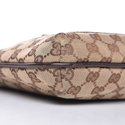 Gucci Monogram Flat Messenger Bag Dark Brown 9 of 13