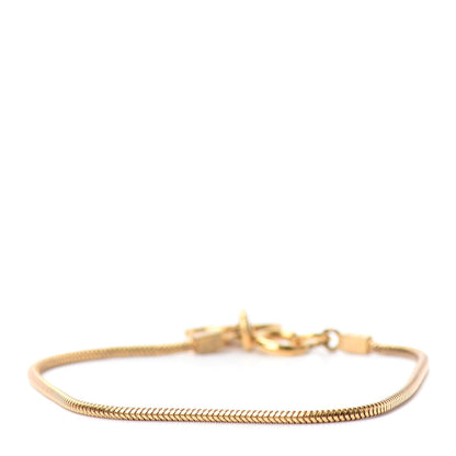 Chanel Snake Chain CC Bracelet Gold 3 of 4