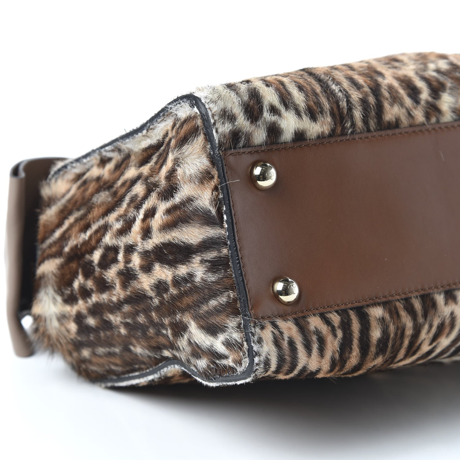 Valentino Garavani Calf Hair Leopard Print Medium Aphrodite Bow Satchel 6 of 9