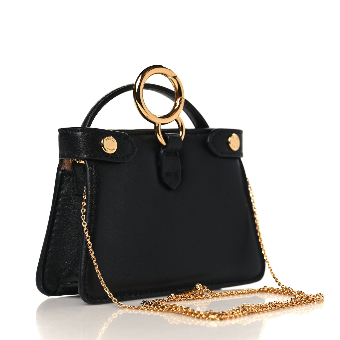Nappa Sigma Pico Peekaboo Charm Black