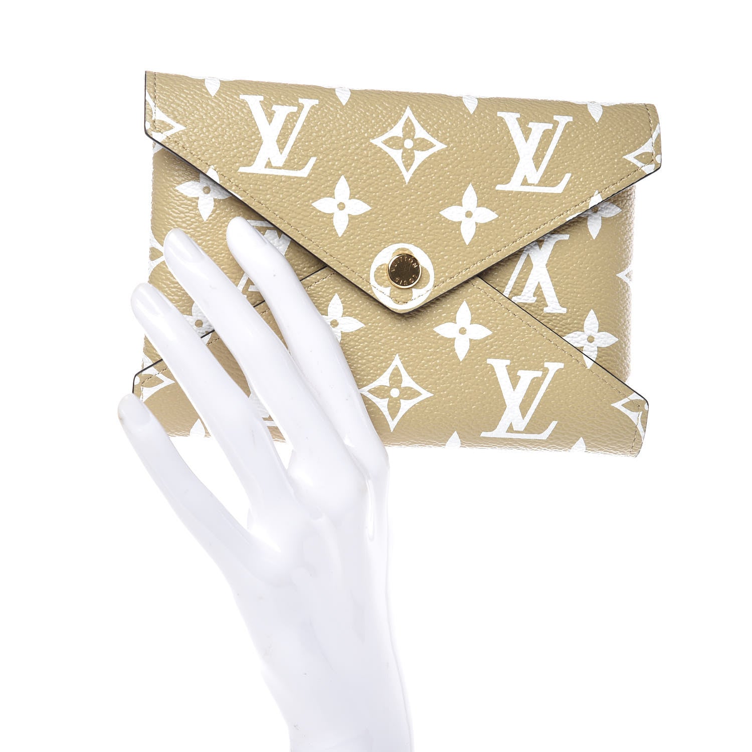 Louis Vuitton Monogram Giant Medium Kirigami Pochette Insert Beige 2 of 7