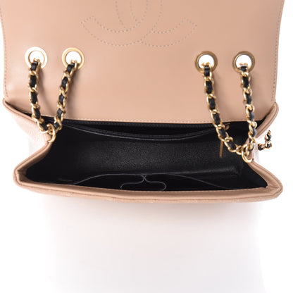 Chanel Caviar Quilted Small CC Filigree Flap Beige Black 5 of 10