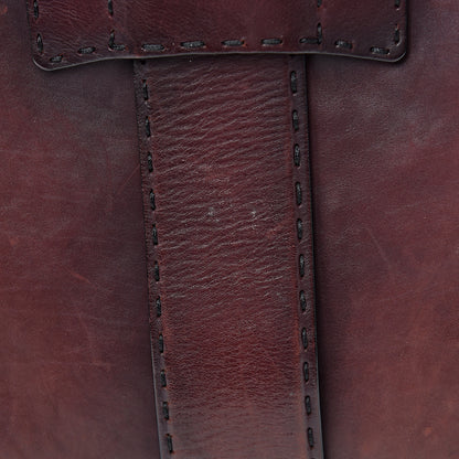 Gucci Calfskin Large Soft Stirrup Shoulder Bag Burgundy 17 of 17