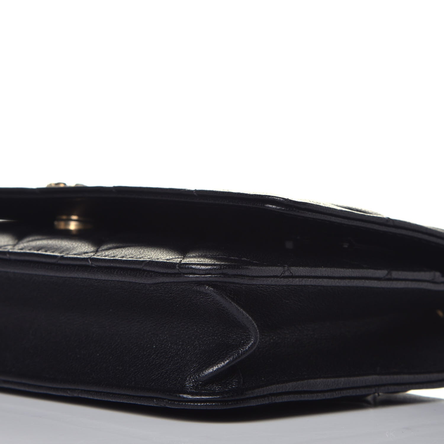 Chanel Lambskin Quilted Infinity Wallet On Chain WOC Black 8 of 9