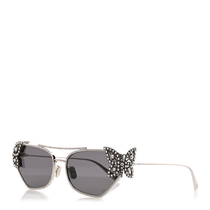 Christian Dior Crystal Butterfly DiorFantastica Sunglasses Black 1 of 8
