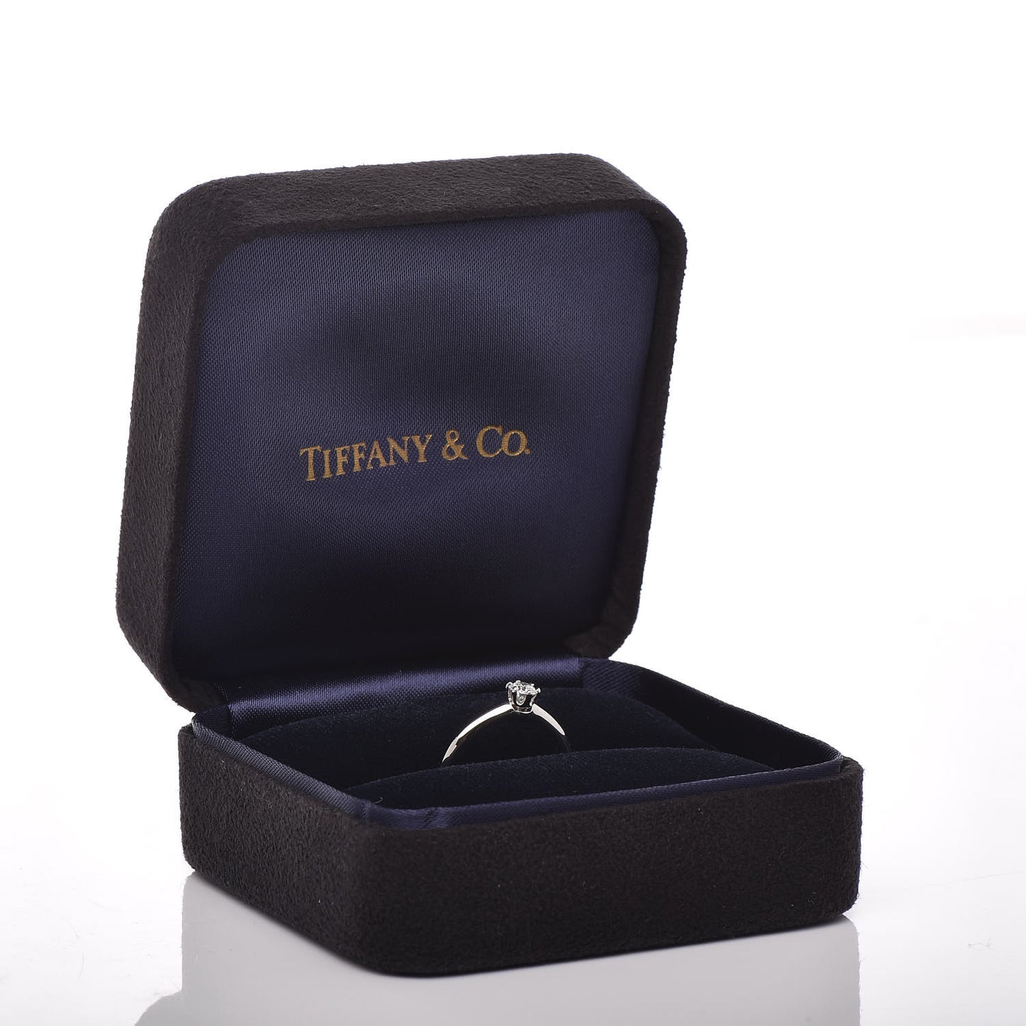 Platinum Diamond .21ct Solitaire Engagement Ring 49 5