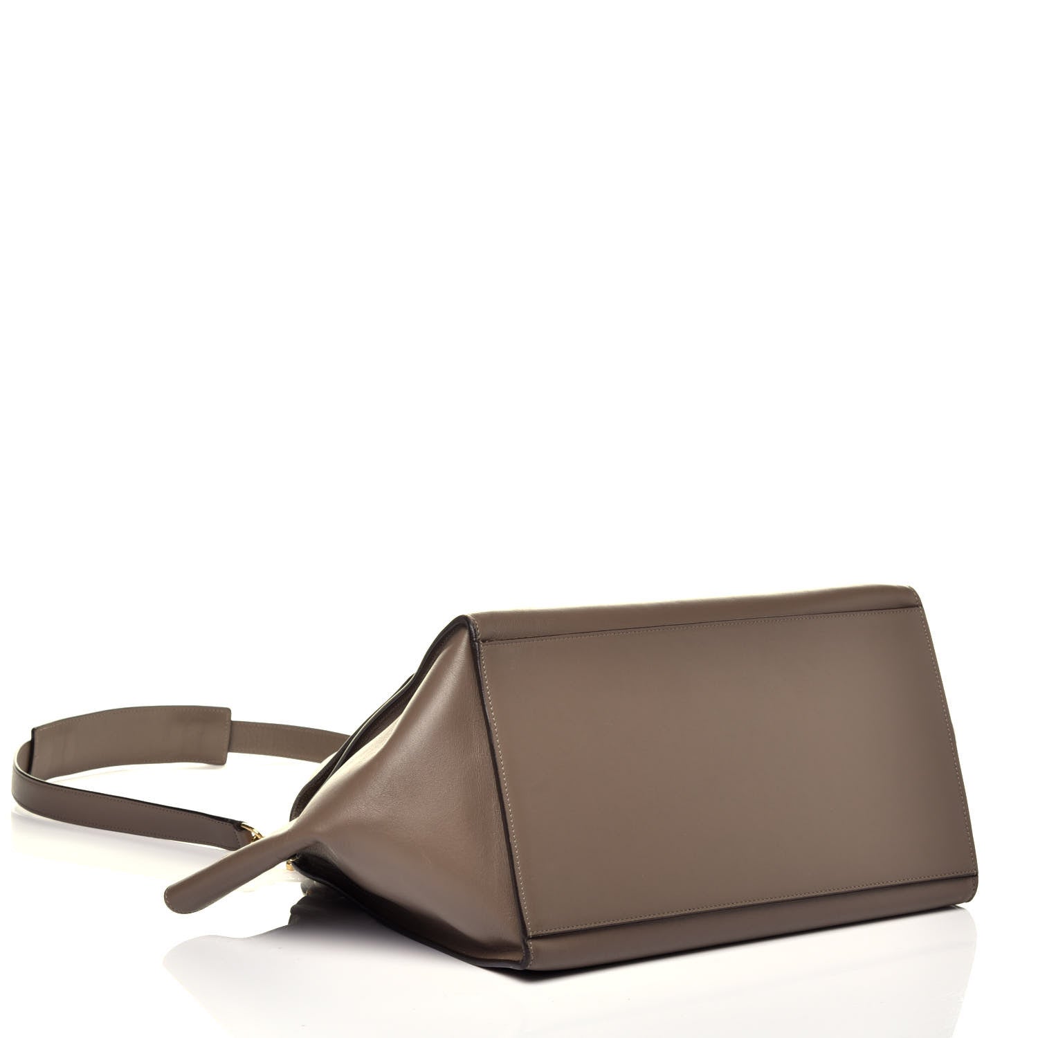 Celine Smooth Calfskin Medium Trapeze Souris 5 of 9
