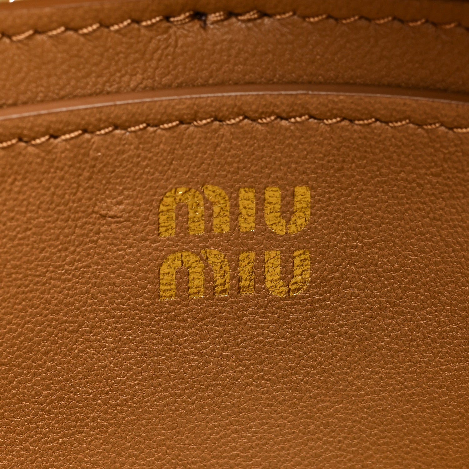 Miu Miu Crochet Calfskin S Narrow Arcadie Natural 6 of 8