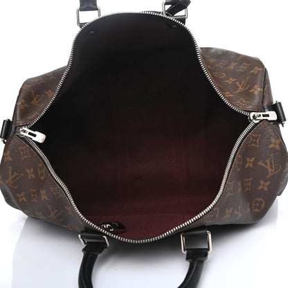 Louis Vuitton Monogram Macassar Keepall Bandouliere 45 4 of 5