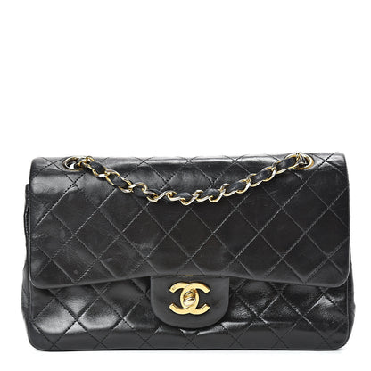 Chanel Lambskin Quilted Small Double Flap Black 1 of 19