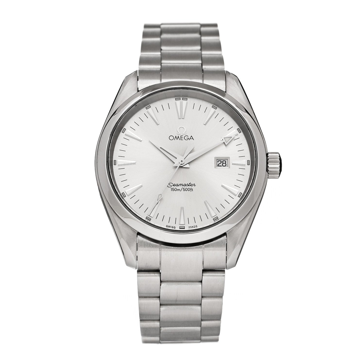 Omega Stainless Steel 39mm Seamaster Aqua Terra Quartz Watch 2517.30 1 of 4