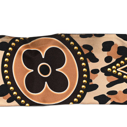 Louis Vuitton Silk Monogram LV World Bandeau Brown 4 of 6