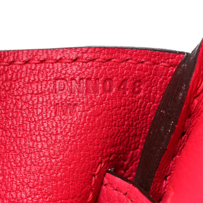 Hermes Taurillon Clemence Birkin 30 Rose Extreme 7 of 14
