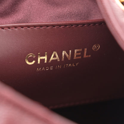 Chanel Caviar Quilted Small Chanel 25 Handbag Burgundy 6 of 11
