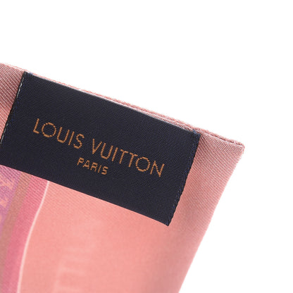 Louis Vuitton Silk Monogram Poodle Animalle Bandeau Rose Pale 4 of 5