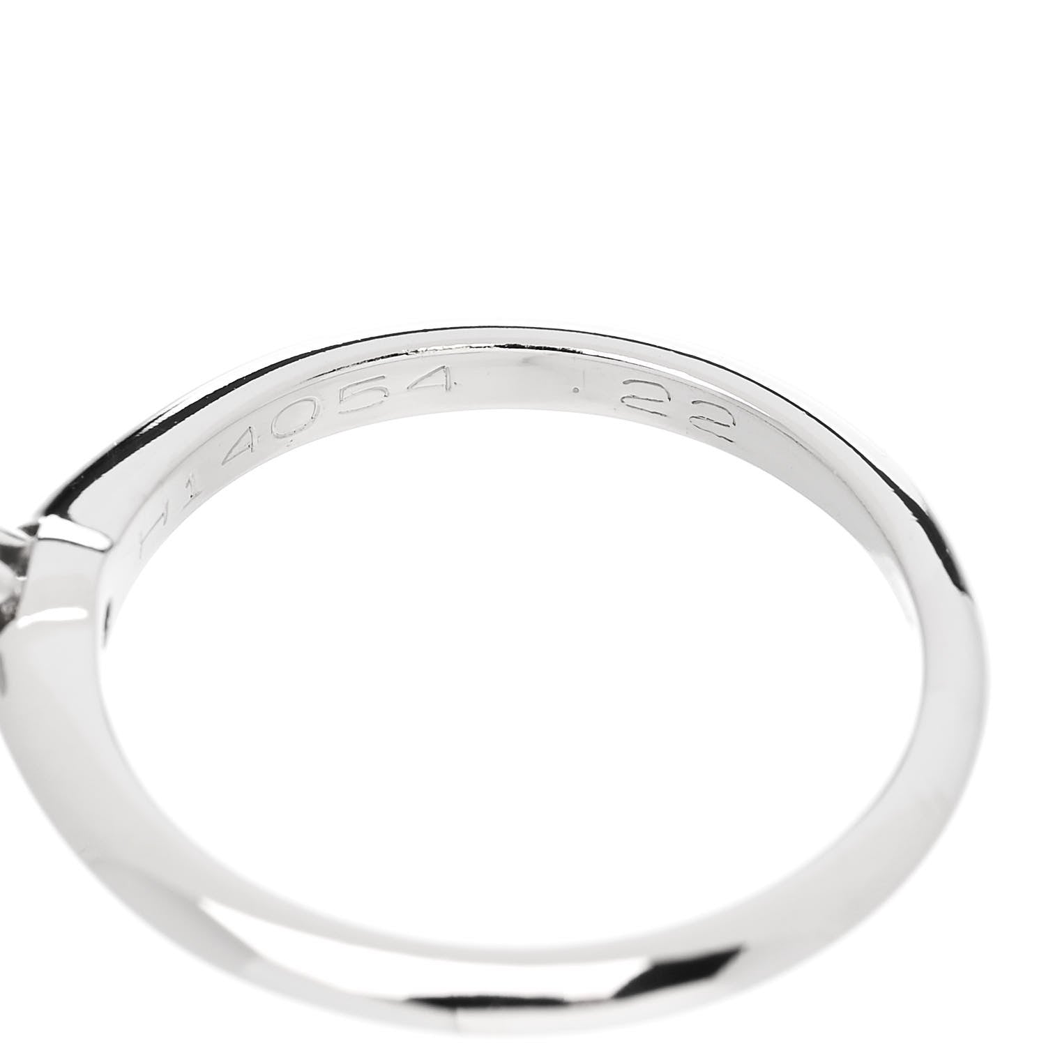 Tiffany Platinum Diamond .22ct Solitaire Engagement Ring 50 5.25 5 of 7