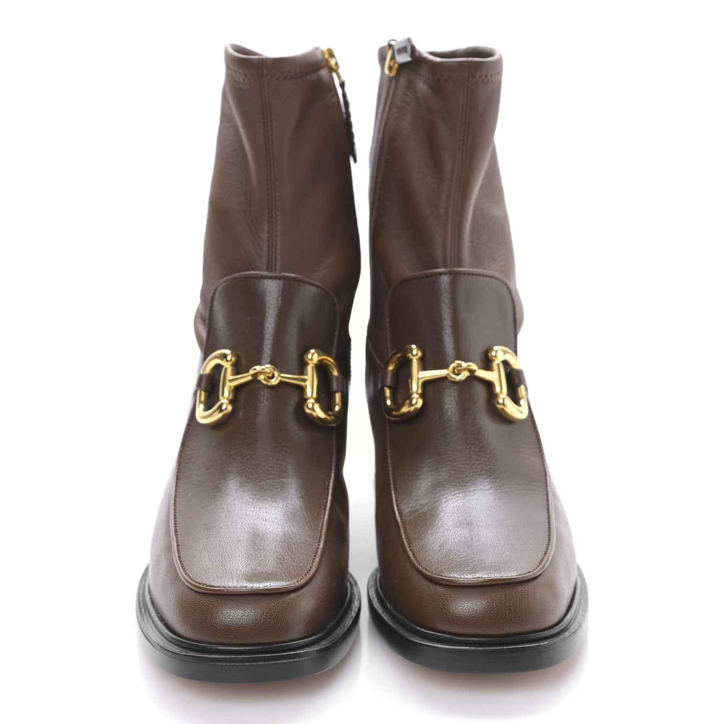 Quentin Nappa Stretch Granada Kid Horsebit 55mm Ankle Boots 39.5 Brown Sugar