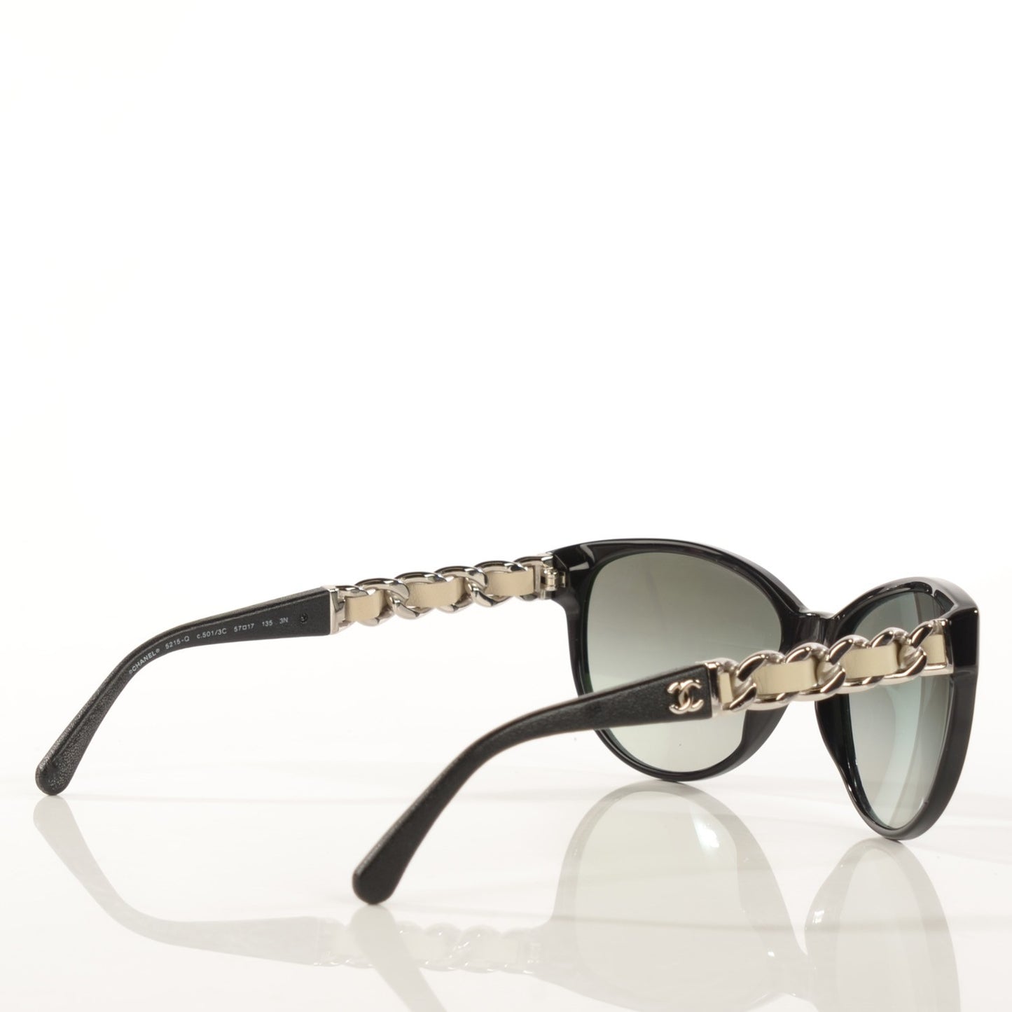 Chain Sunglasses 5215-W Black