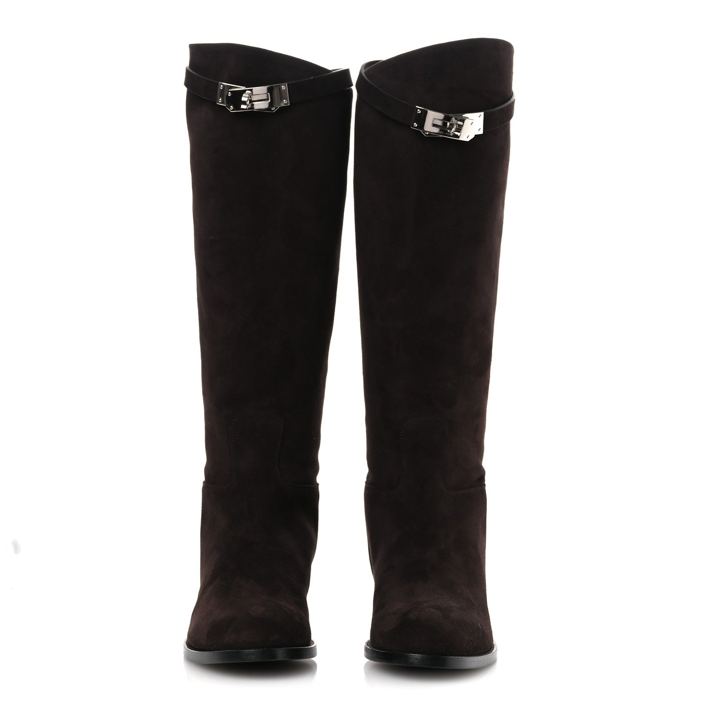 Suede Kelly Jumping Boots 38 Marron Ebene