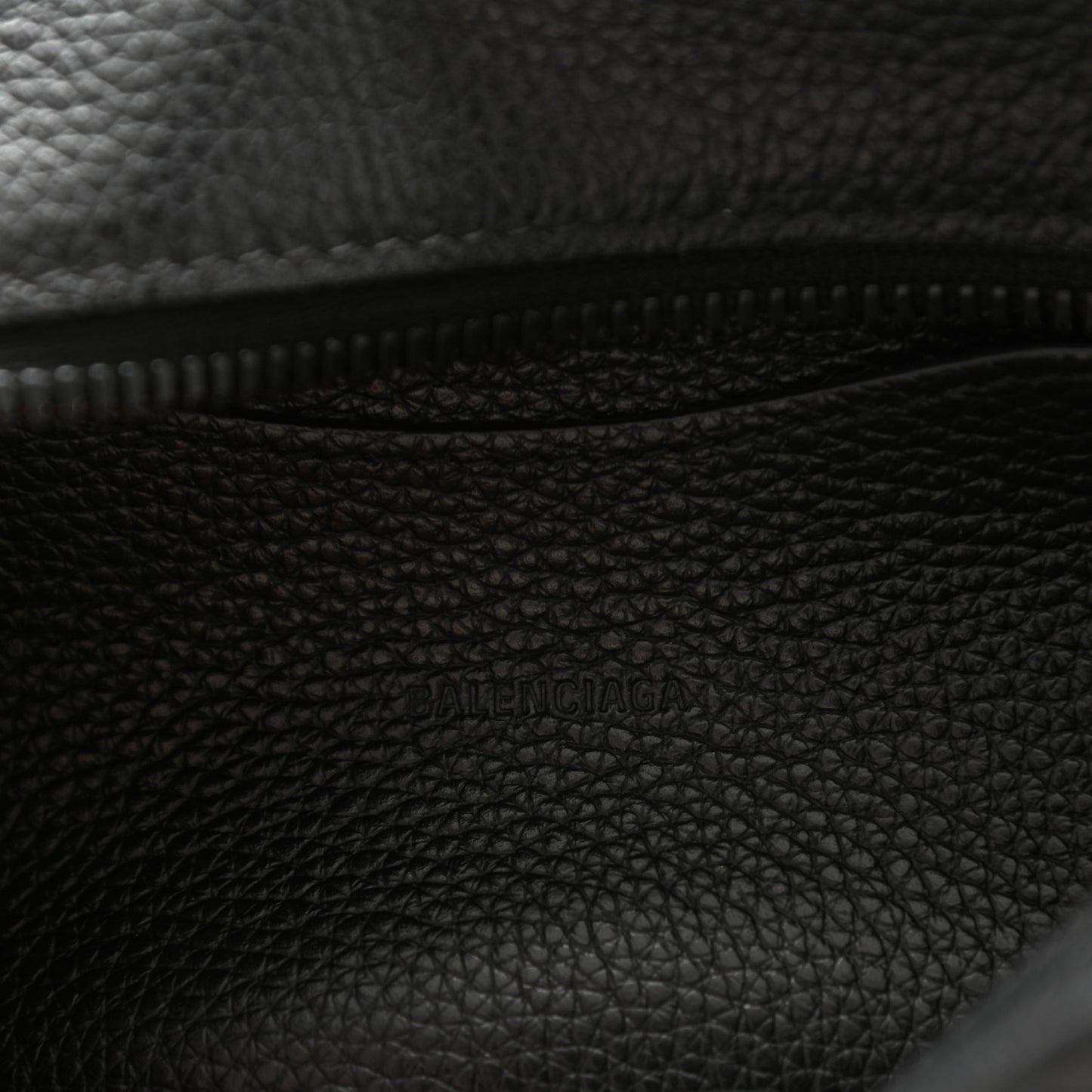 Grained Calfskin Neo Classic Black Hardware Mini City Black