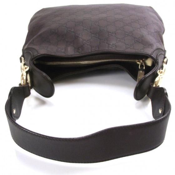 Gucci Guccissima Creole Hobo Chocolate 6 of 11