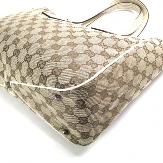 Gucci Monogram Canvas Tote Ivory 5 of 11