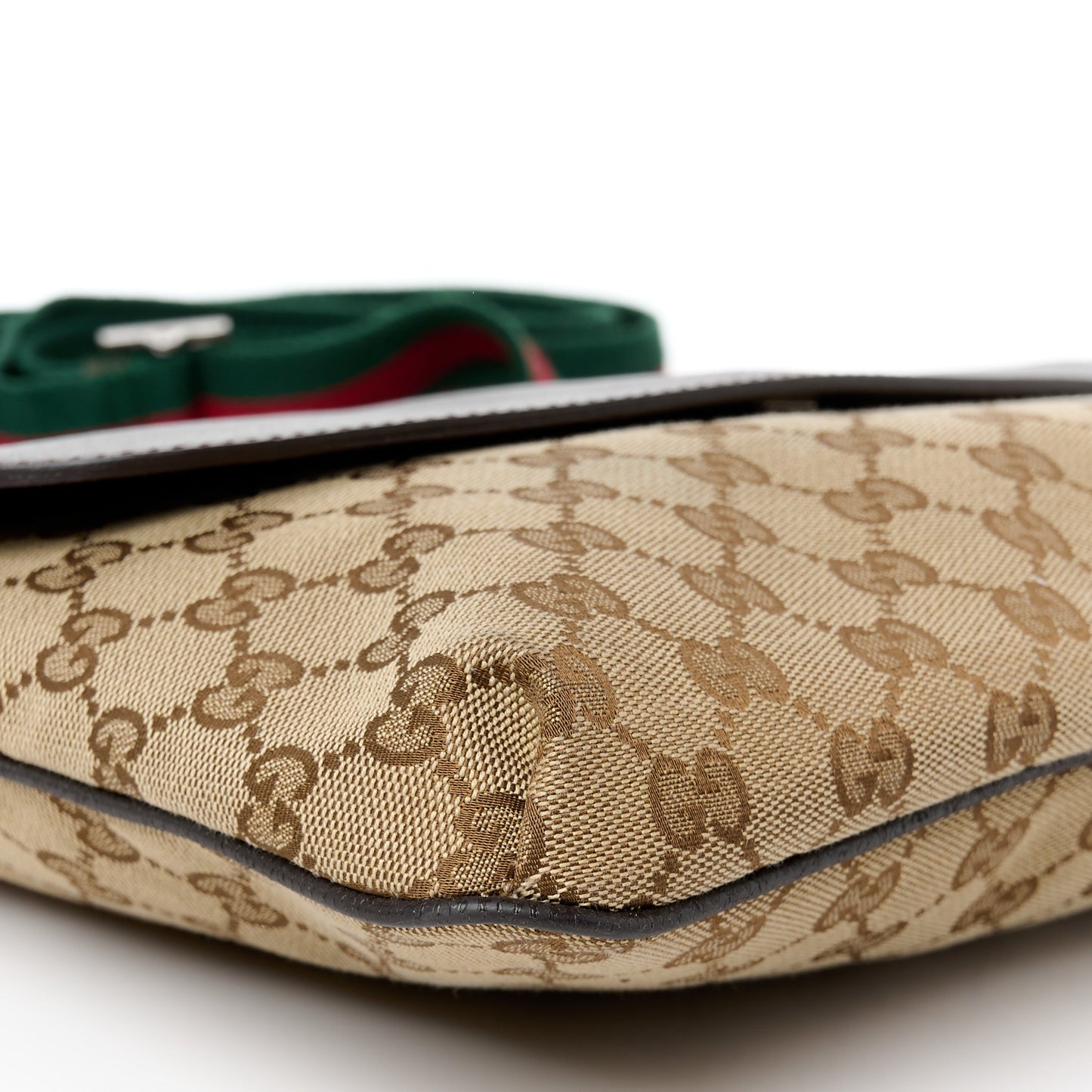 Monogram Signature Web Small Messenger Brown