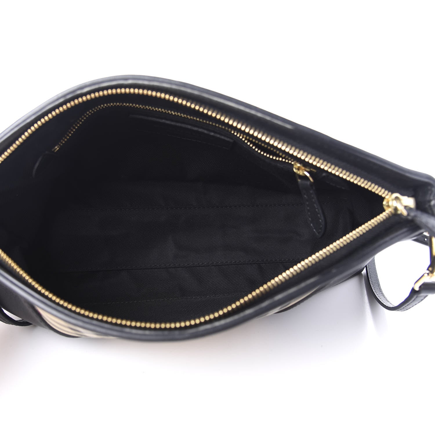 Burberry Horseferry Check Small Chichester Crossbody Clutch Bag Black 5 of 11