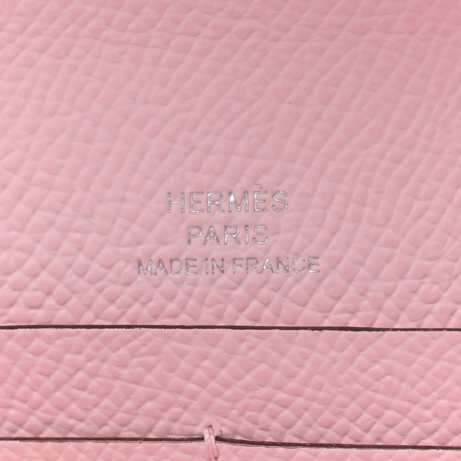 Hermes Epsom Maillon Wallet To Go Rose Darling 6 of 11