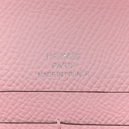 Hermes Epsom Maillon Wallet To Go Rose Darling 6 of 11