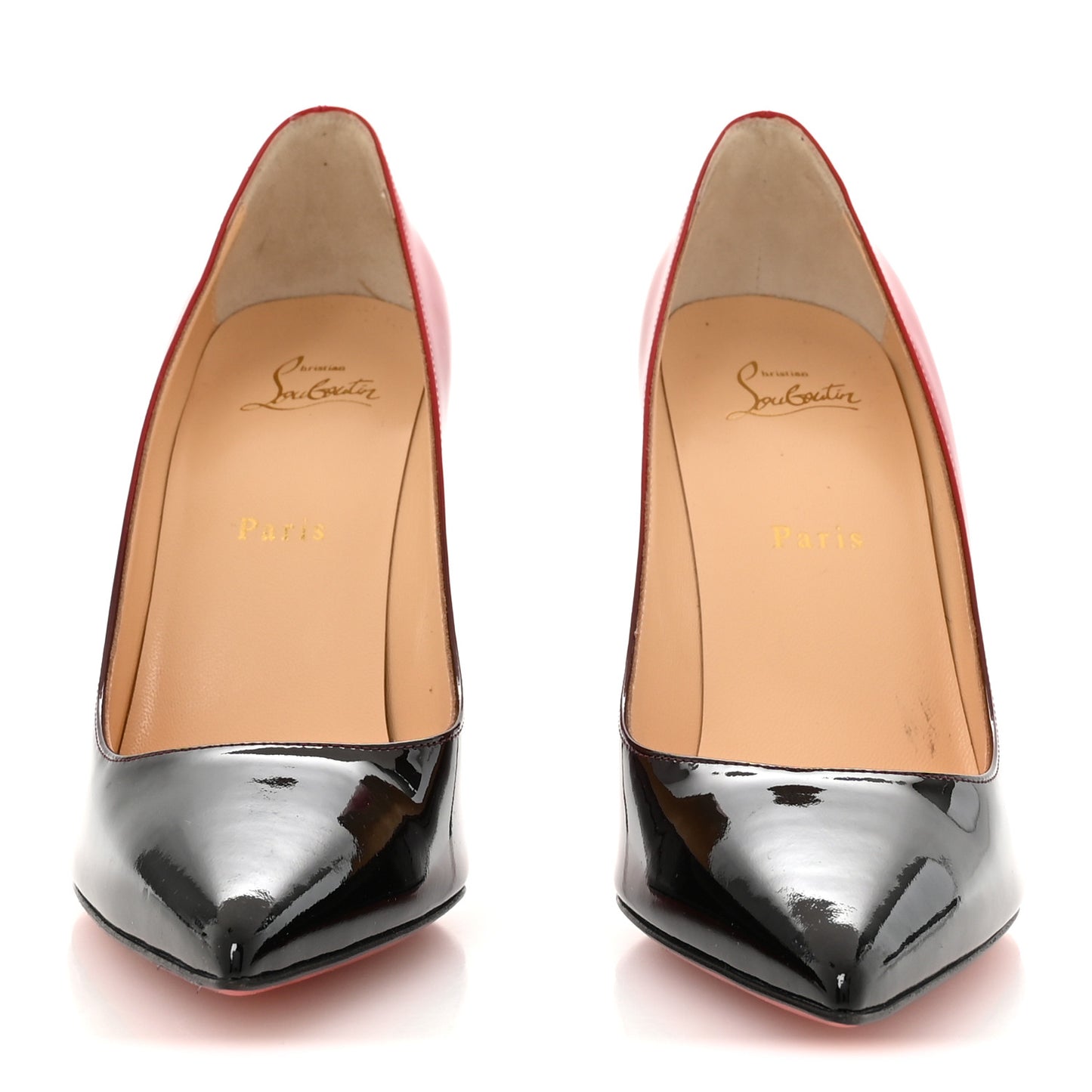 Patent Degrade Kate 100 Pumps 40.5 Black Red