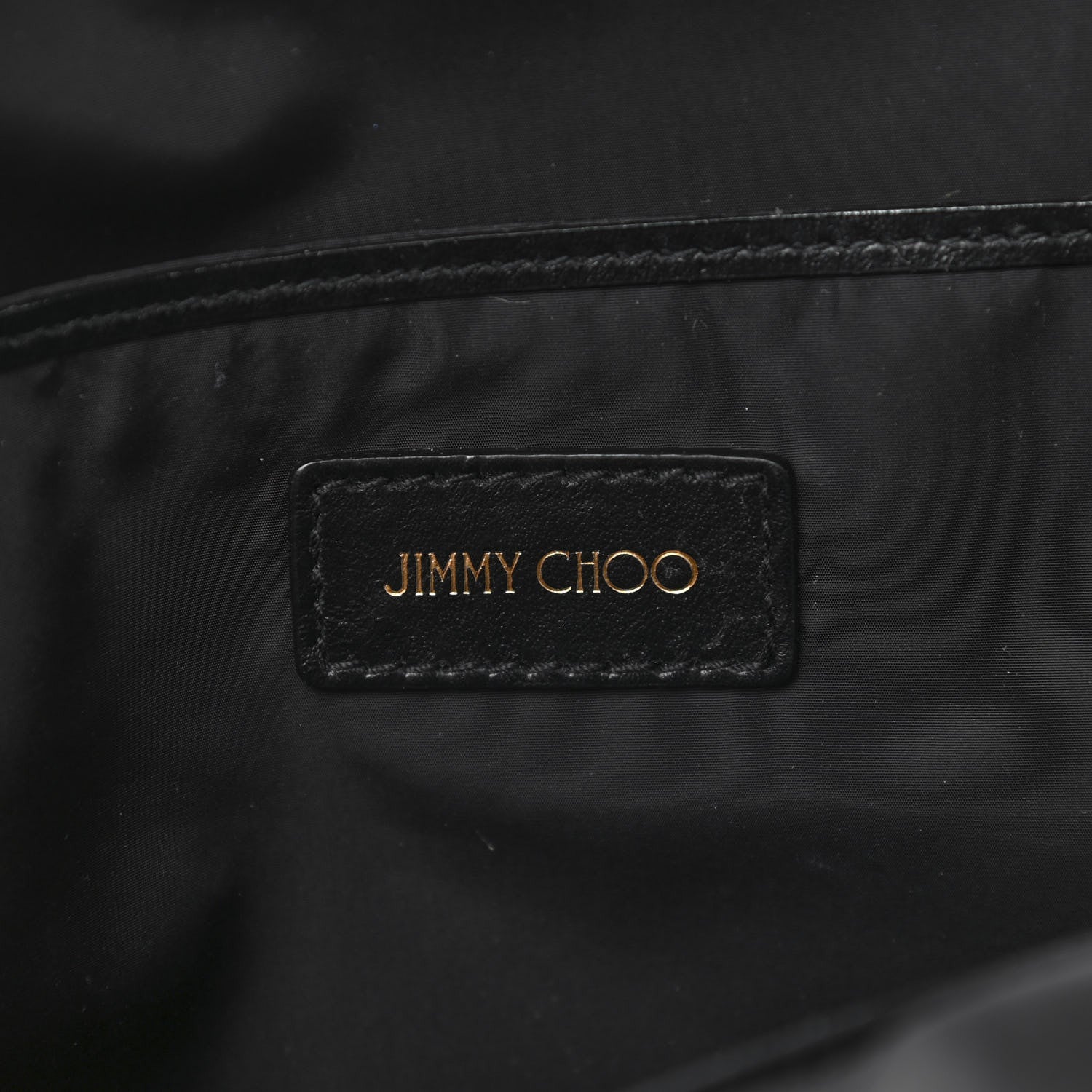 Jimmy Choo Nylon Leopard Candice Backpack Black 6 of 12