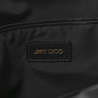 Jimmy Choo Nylon Leopard Candice Backpack Black 6 of 12