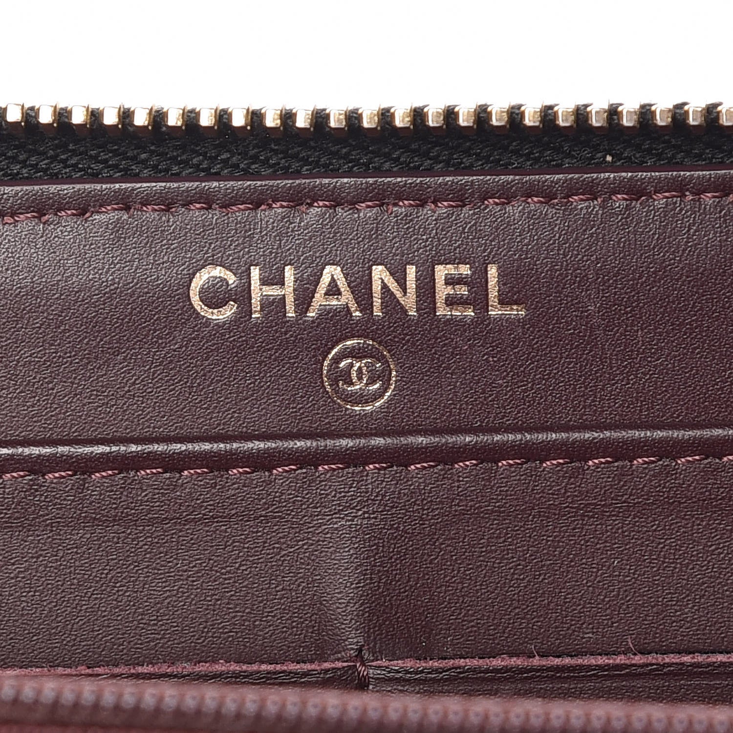 Chanel Caviar Quilted Large Gusset Zip Around Wallet Black 6 of 10