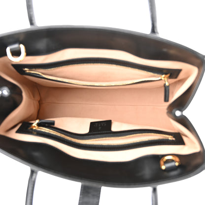 Gucci Boarded Plutone Calfskin Medium Jackie 1961 Tote Black 5 of 10