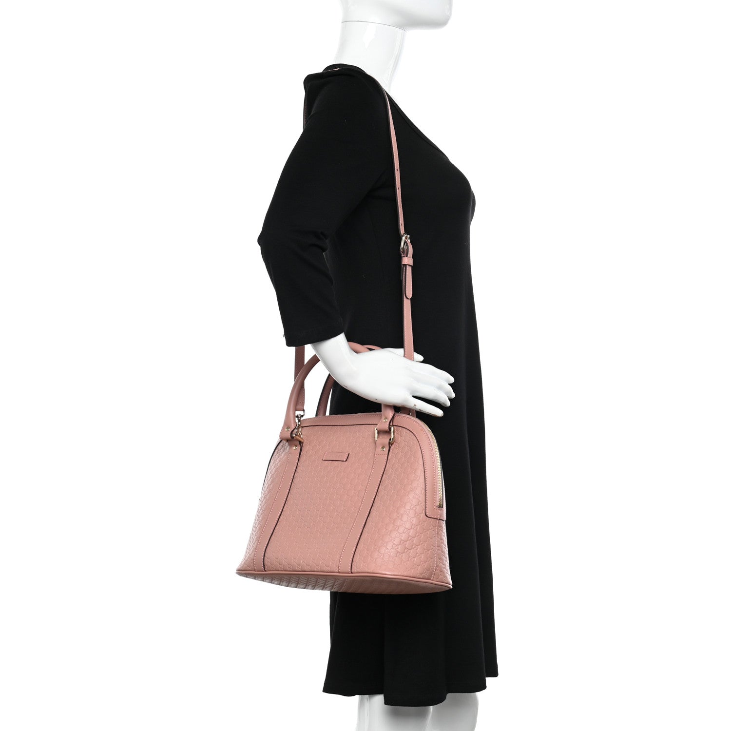 Gucci Microguccissima Medium Dome Bag Soft Pink 2 of 14