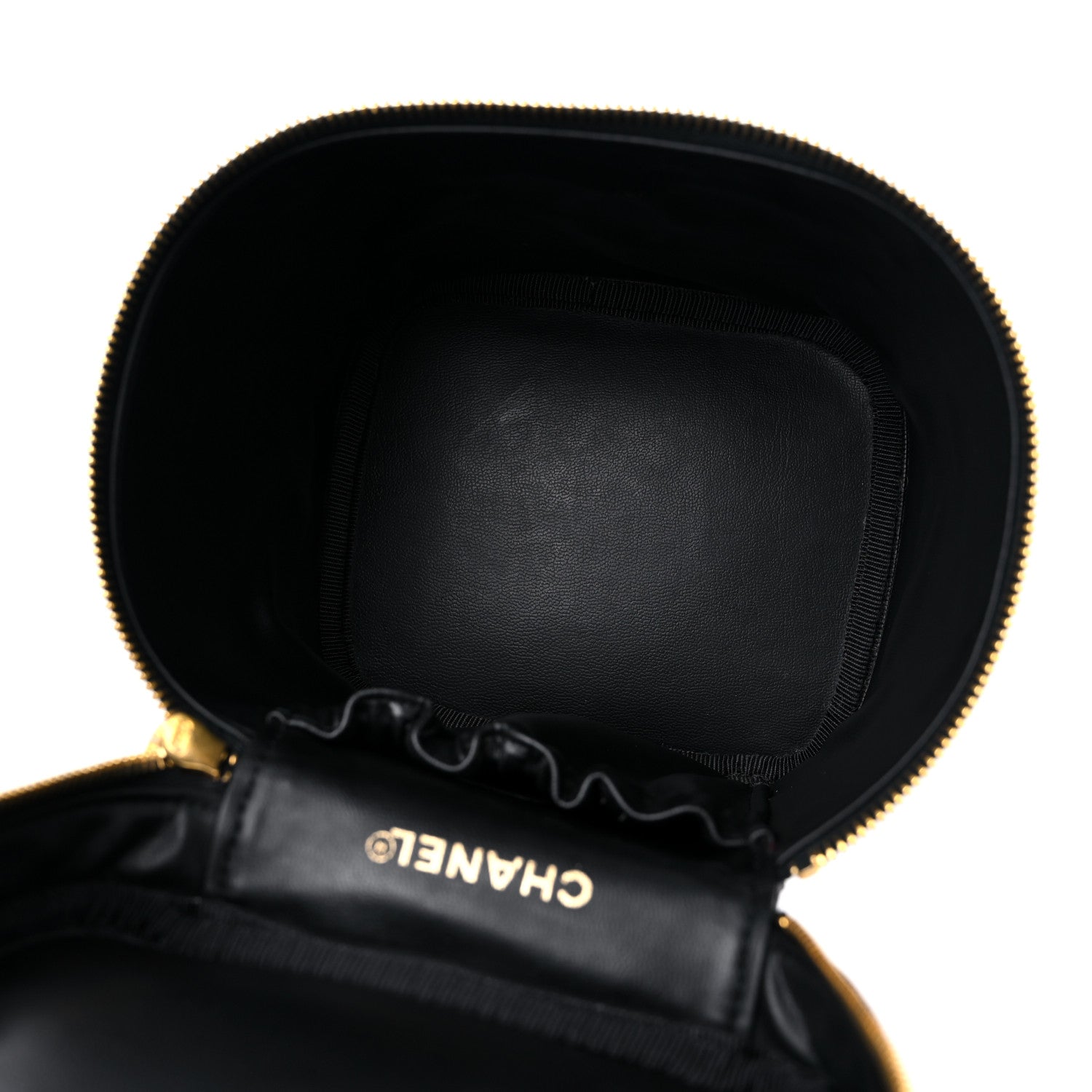 Chanel Caviar Vanity Cosmetic Case Black 5 of 9