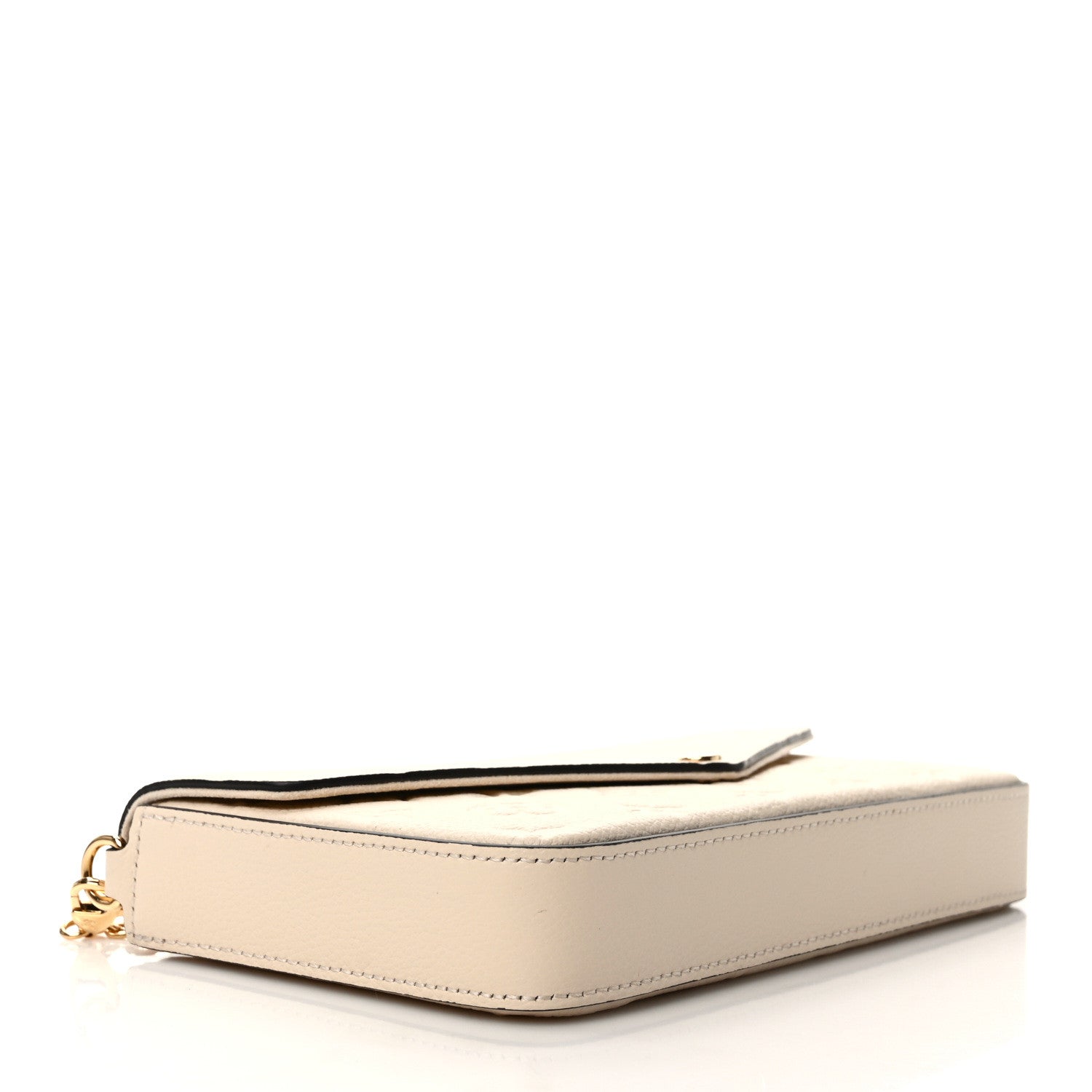 Louis Vuitton Empreinte Pochette Felicie Chain Wallet Cream 5 of 9