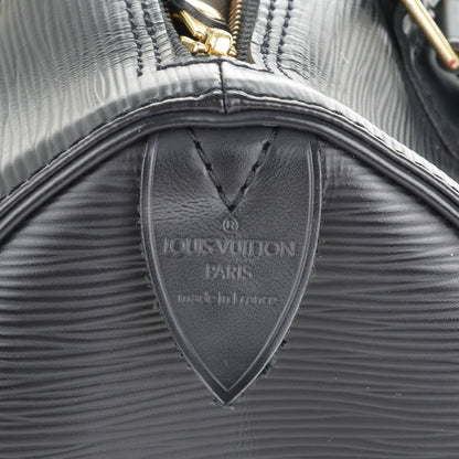 Louis Vuitton Epi Speedy 25 Black 6 of 7