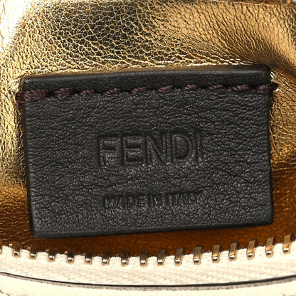 Fendi Vitello Grace Matte Nano Fendigraphy Hobo Charm White Ice 6 of 11