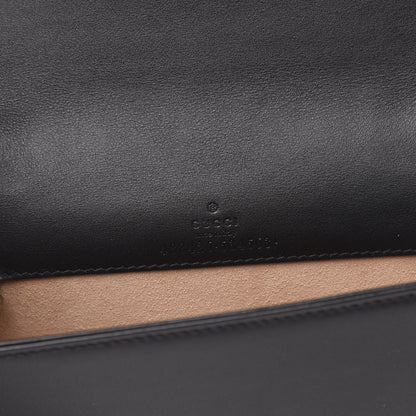 Gucci Calfskin Matelasse GG Marmont Mini Bag Black 6 of 13